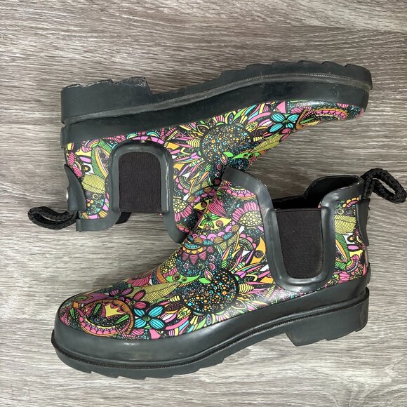 SAKROOTS RAIN ANKLE BOOTS SIZE 8 - Picture 1 of 4